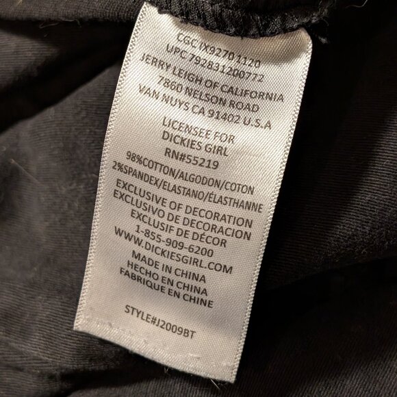 Dickie's Coveralls, Black button up, sz S, 98% cotton - Picture 11 of 12